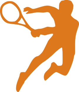 tennis icon page orange