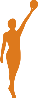 volleyball icon page orange